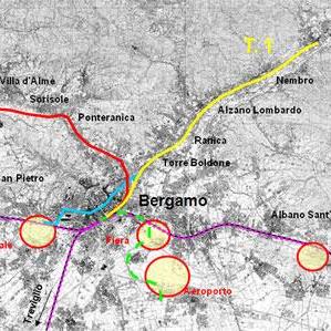 sistema a rete della mobilità bergamasca